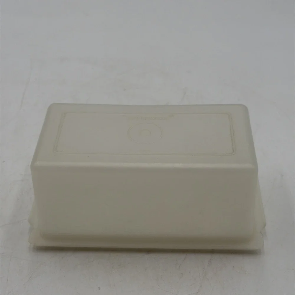 Vintage Tupperware Butter or Cheese  Keeper 638-3  1 Pound 4 Sticks Sheer White